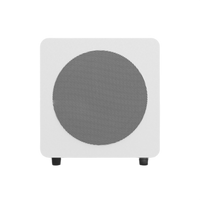 Kanto SUB8 MKII 8-inch Sealed Powered Subwoofer - Matte White with White Grill