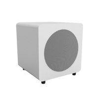 Kanto SUB8 MKII 8-inch Sealed Powered Subwoofer - Matte White with White Grill