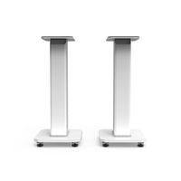 Kanto SX22 22" Tall Fillable Speaker Stands with Isolation Feet Pair - White