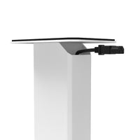 Kanto SX22 22" Tall Fillable Speaker Stands with Isolation Feet Pair - White