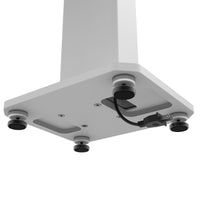 Kanto SX26 26" Tall Fillable Speaker Stands with Isolation Feet Pair - White