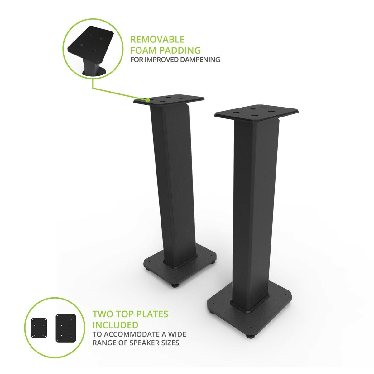 Kanto SX30 Speaker Stands 30" (Black) - OPEN BOX