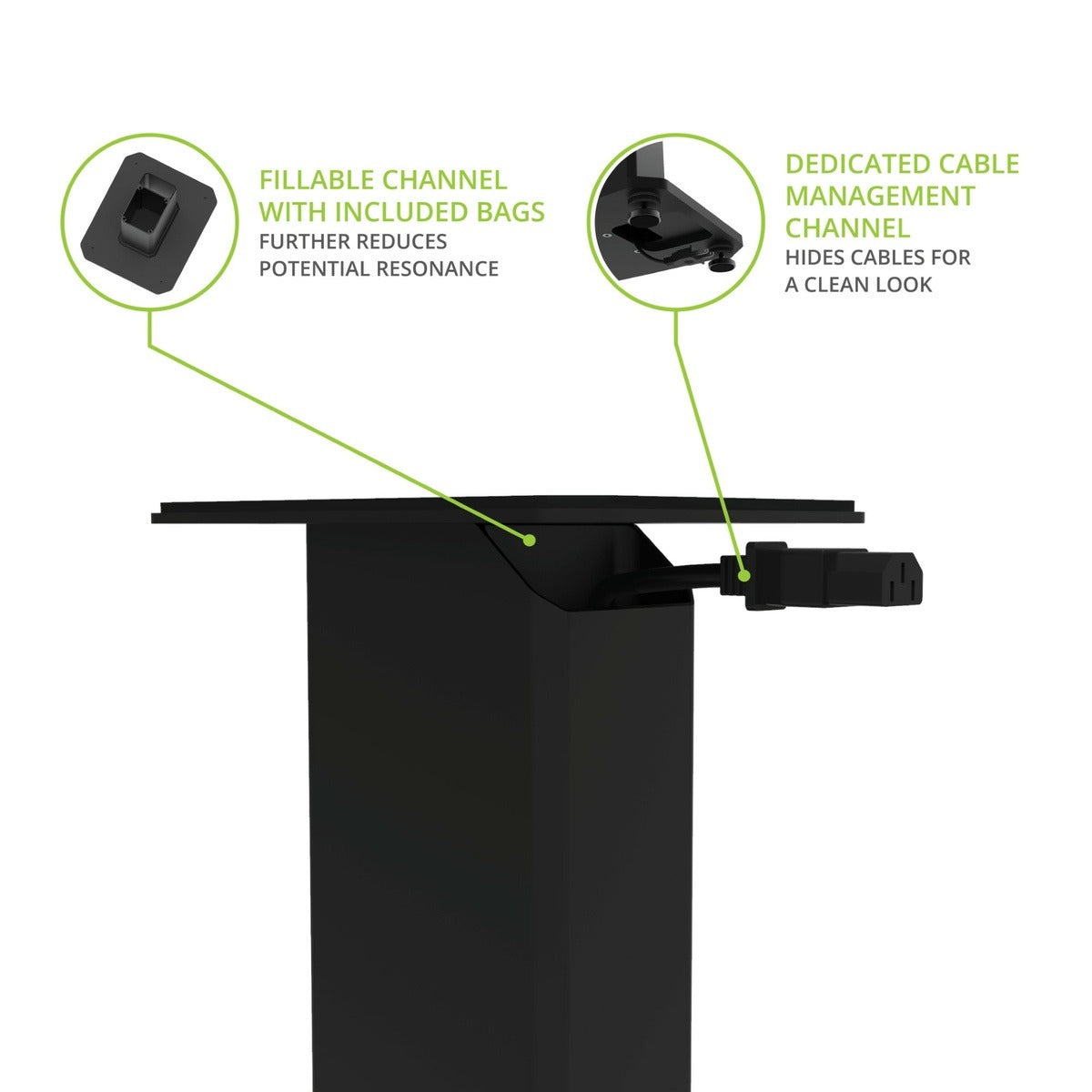 Kanto SX30 Speaker Stands 30" (Black) - OPEN BOX