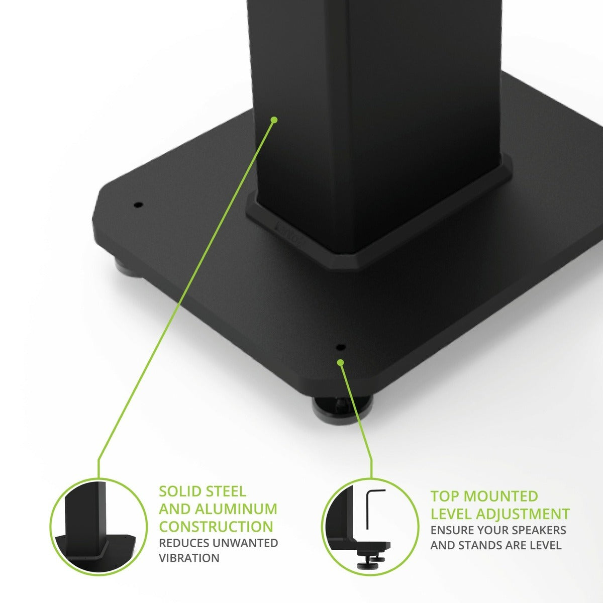 Kanto SX30 Speaker Stands 30" (Black) - OPEN BOX