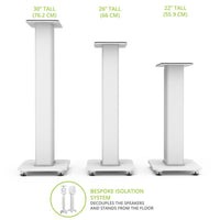 Kanto SX30 Speaker Stands 30" (White)