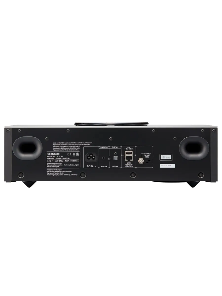 Technics SC-C70MK2 Premium Class All-In-One Network Music System - Black