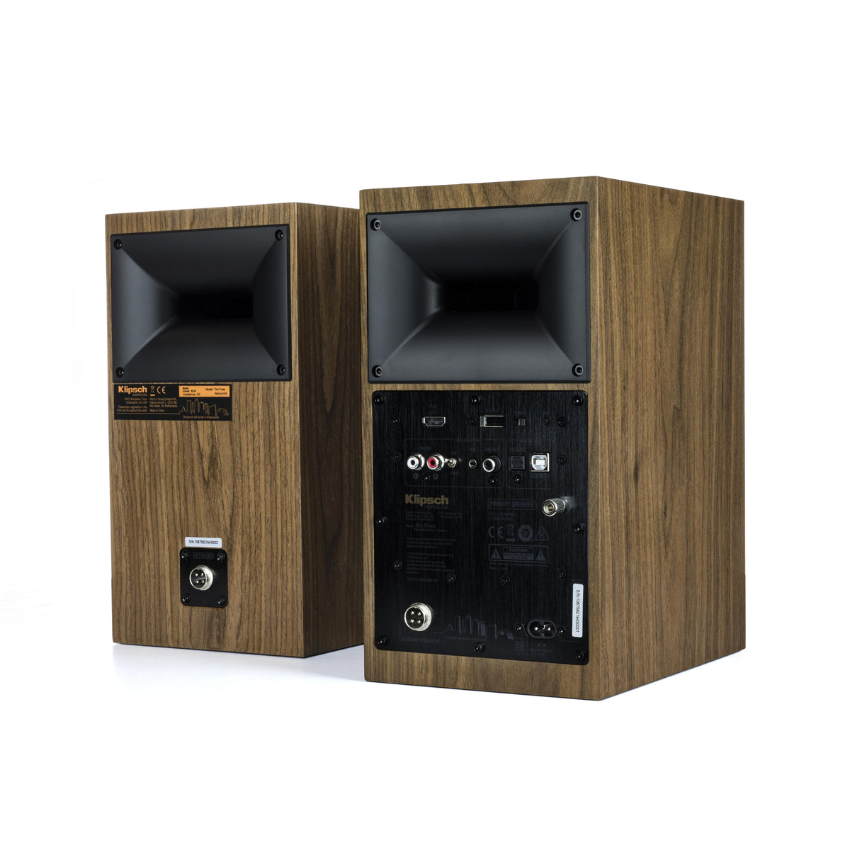 Klipsch The Fives Powered Speaker System with HDMI ARC - Walnut