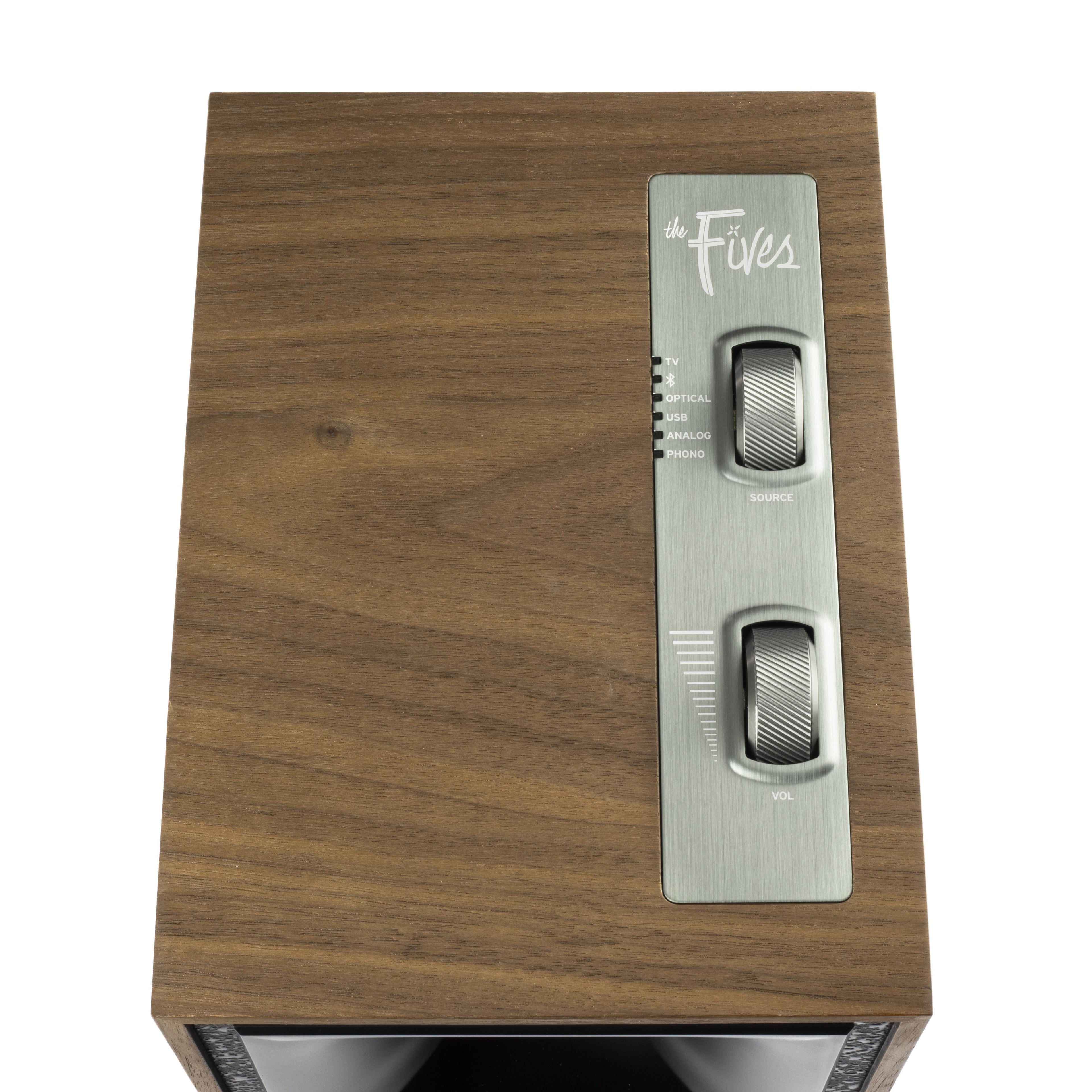 Klipsch The Fives Powered Speaker System with HDMI ARC - Walnut