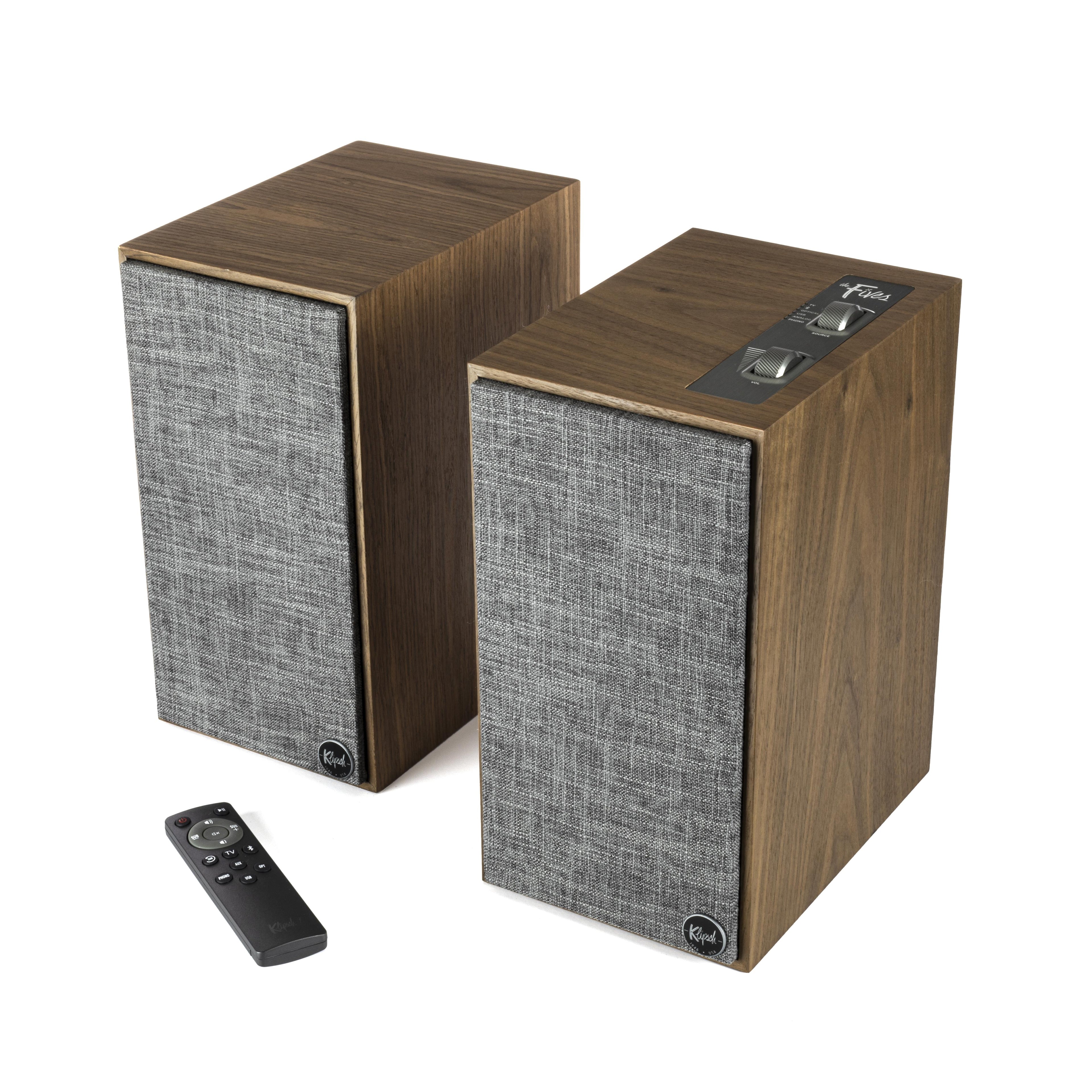 Klipsch The Fives Powered Speaker System with HDMI ARC - Walnut