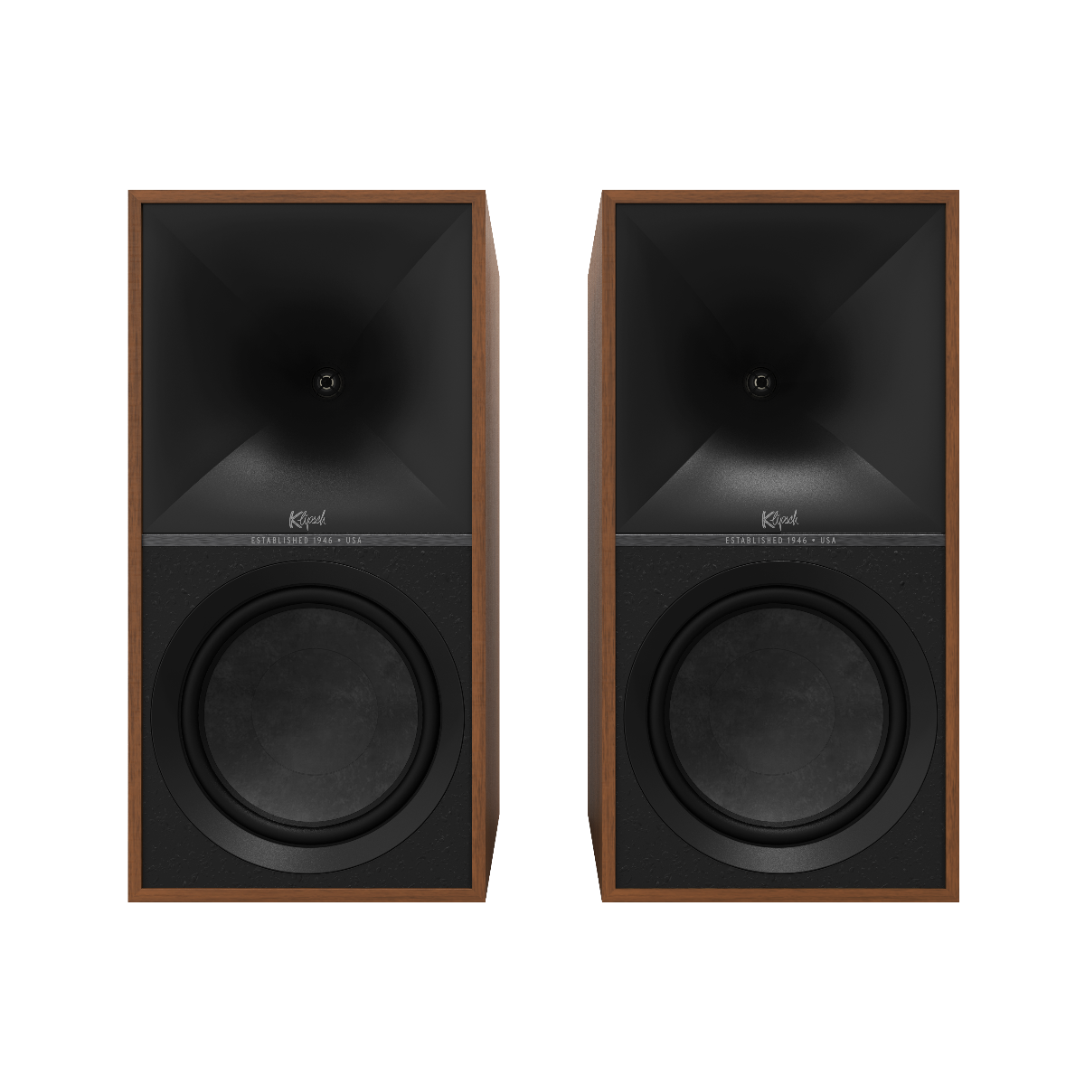 Klipsch The Nines Wireless Powered Speakers - Walnut