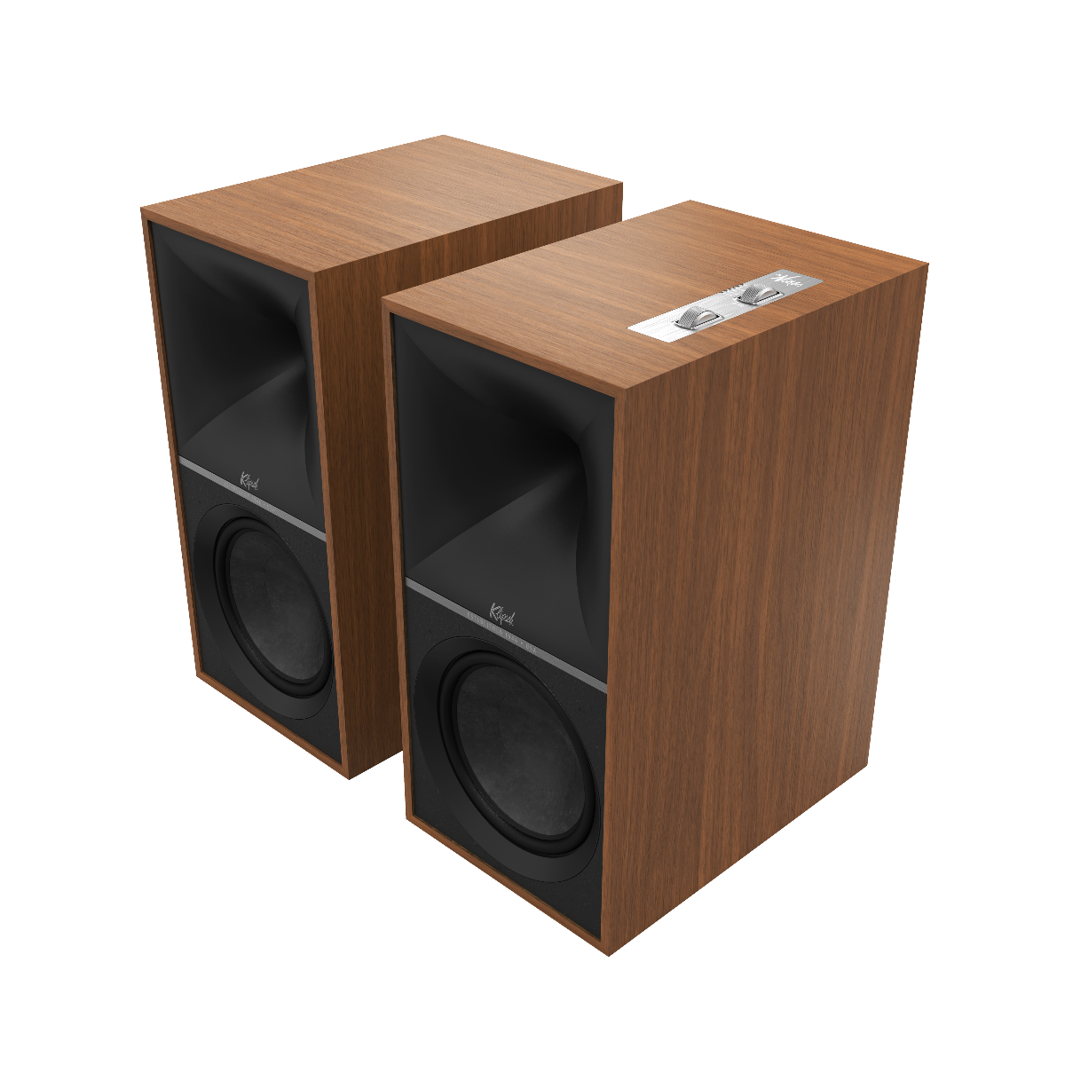 Klipsch The Nines Wireless Powered Speakers - Walnut
