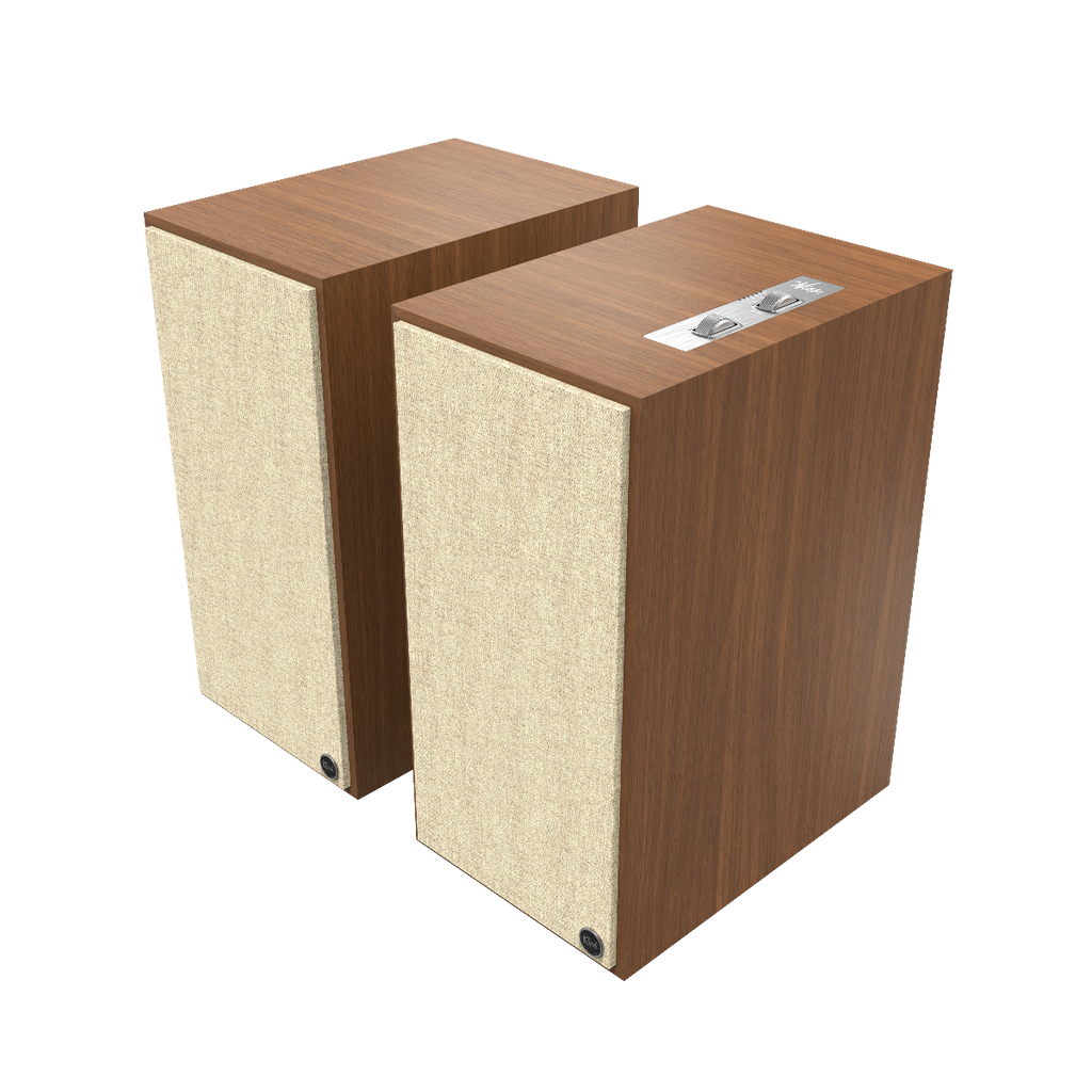 Klipsch The Nines Wireless Powered Speakers - Walnut