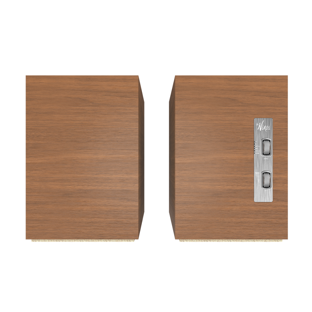 Klipsch The Nines Wireless Powered Speakers - Walnut