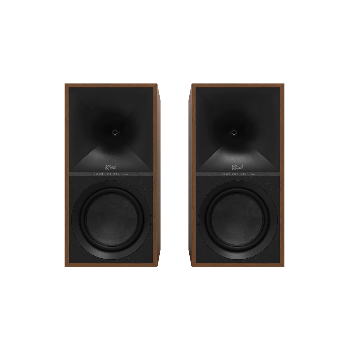 Klipsch The Sevens Wireless Powered Speakers - Walnut