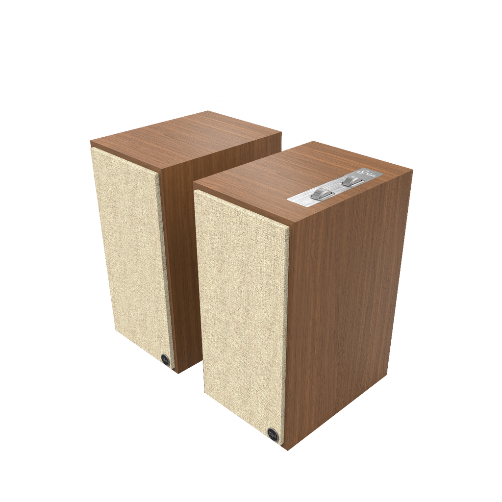 Klipsch The Sevens Wireless Powered Speakers - Walnut