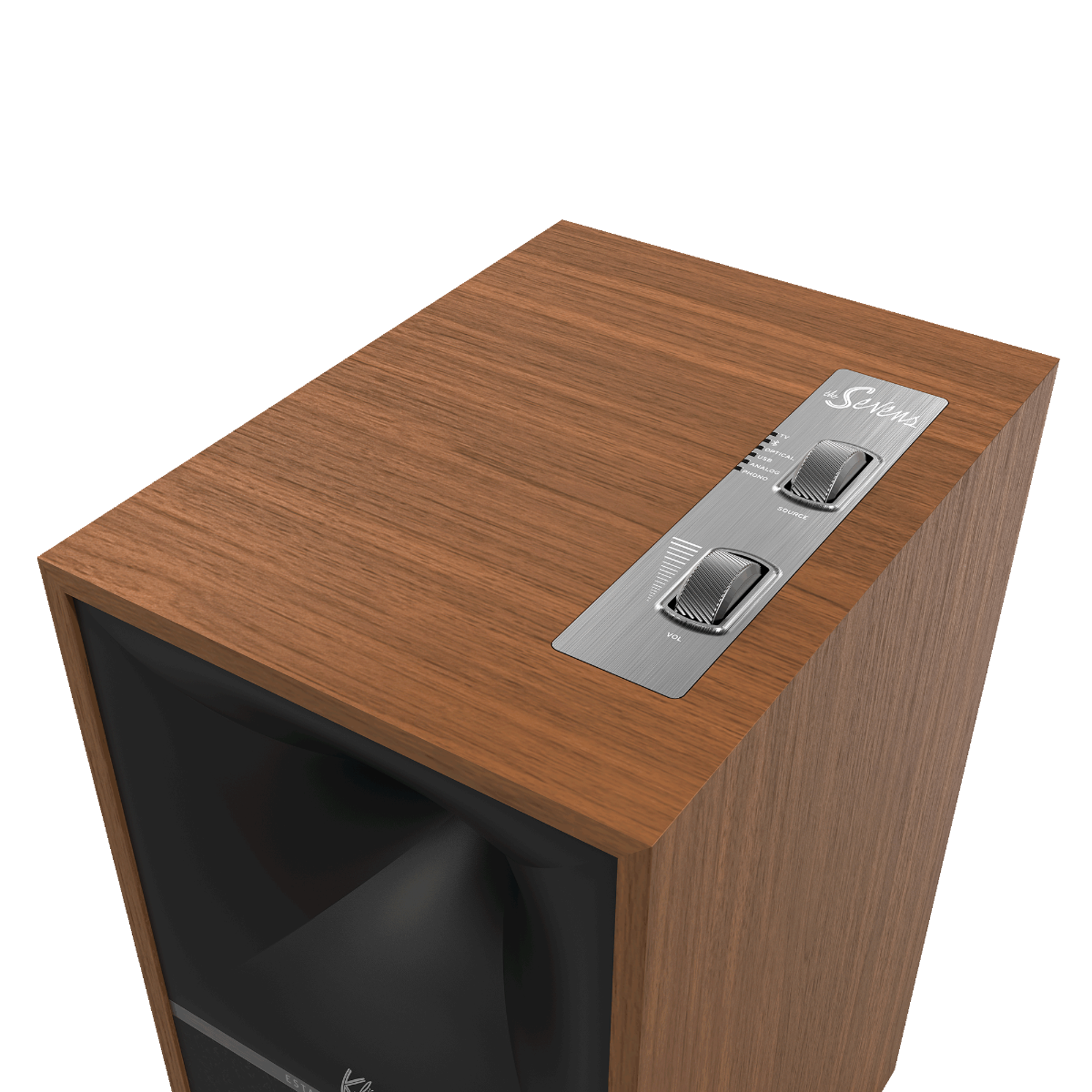 Klipsch The Sevens Wireless Powered Speakers - Walnut