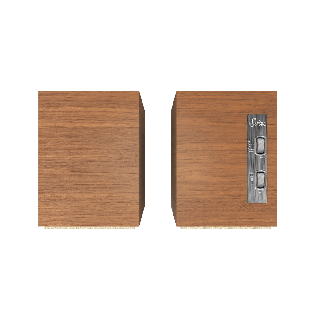 Klipsch The Sevens Wireless Powered Speakers - Walnut