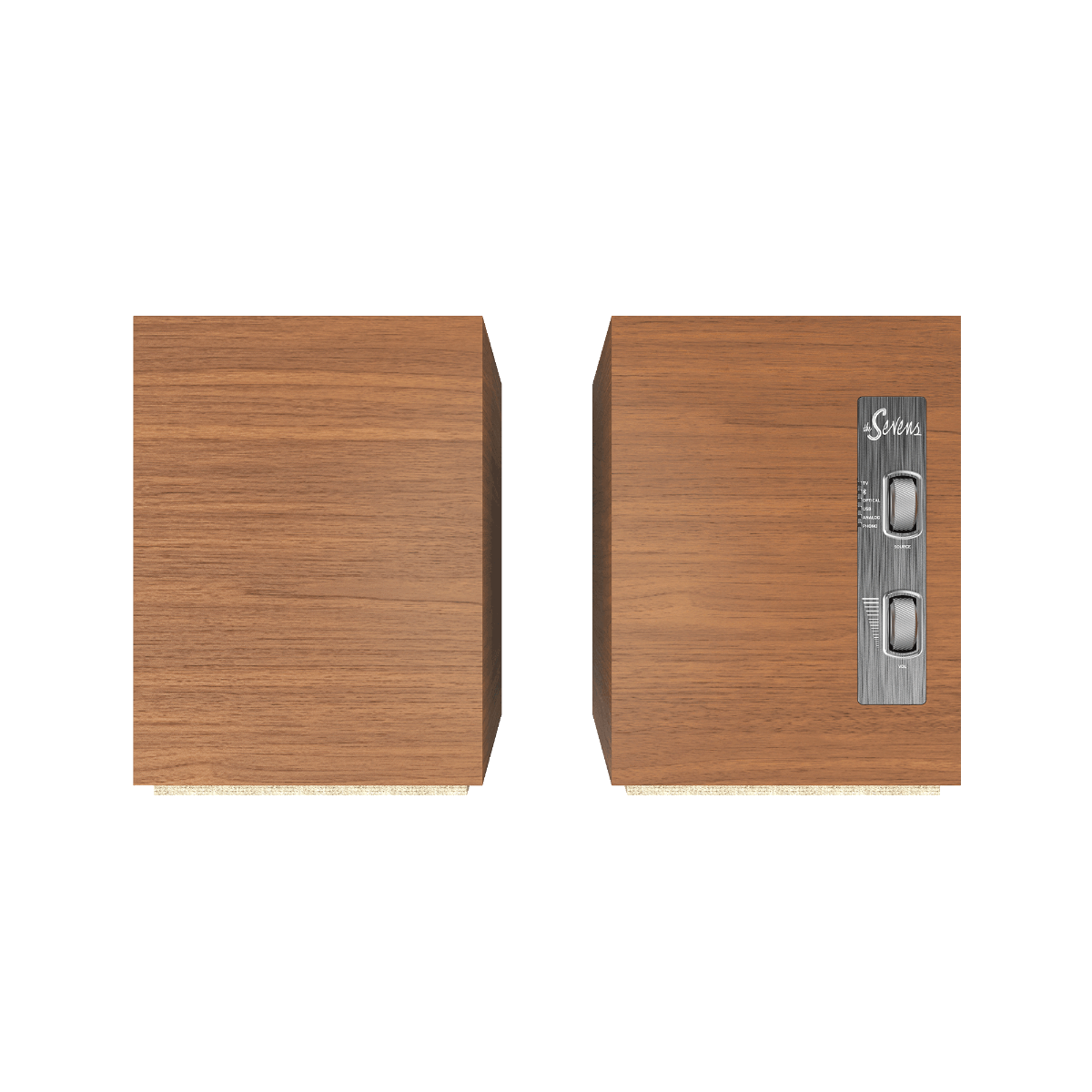 Klipsch The Sevens Wireless Powered Speakers - Walnut
