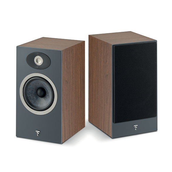 Focal Theva N1 Bookshelf Speakers - Dark Wood