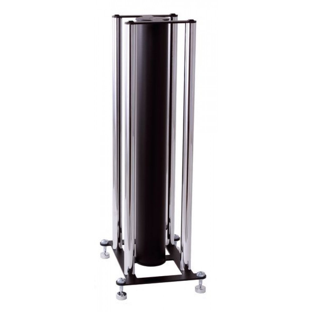 Custom Design FS 104 Signature Speaker Floor Stands - Black / Chrome