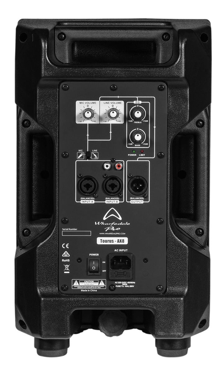 Wharfedale Pro Tourus AX8-MBT Active Loudspeaker With Bluetooth