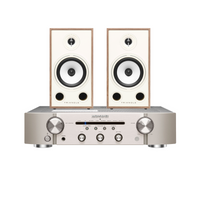 Marantz PM6007 Amplifier Silver & Wharfedale Diamond 12.2 Light Oak Speakers Bundle