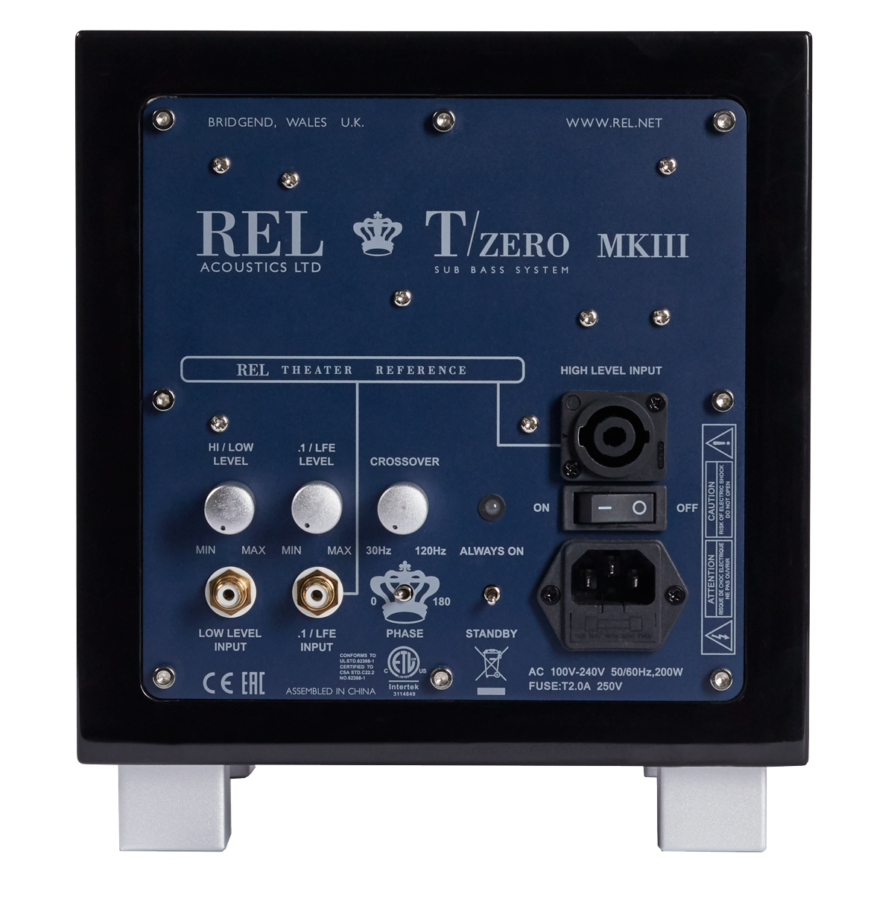REL Tzero MKIII Subwoofer – Black