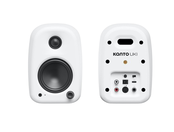 Kanto UKI 100W Desktop Speakers – Chalk - Pair
