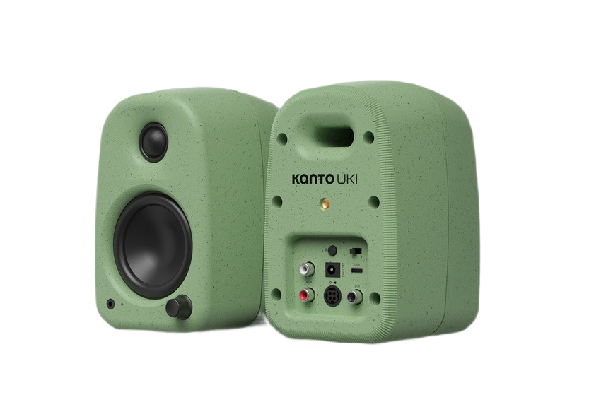 Kanto UKI 100 W Desktop Speakers – Sage Green - Pair