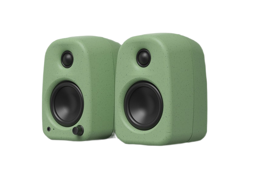 Kanto UKI 100 W Desktop Speakers – Sage Green - Pair