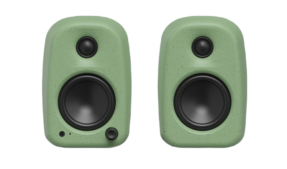 Kanto UKI 100 W Desktop Speakers – Sage Green - Pair
