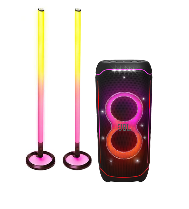 JBL PartyBox Ultimate with Twin PartyLight Stick Bundle