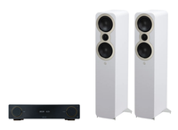 ARCAM A15+ Radia Plus Amplifier + Q Acoustics 3050C Floorstanding Speakers Package and 5 metres Classic 79 Strand