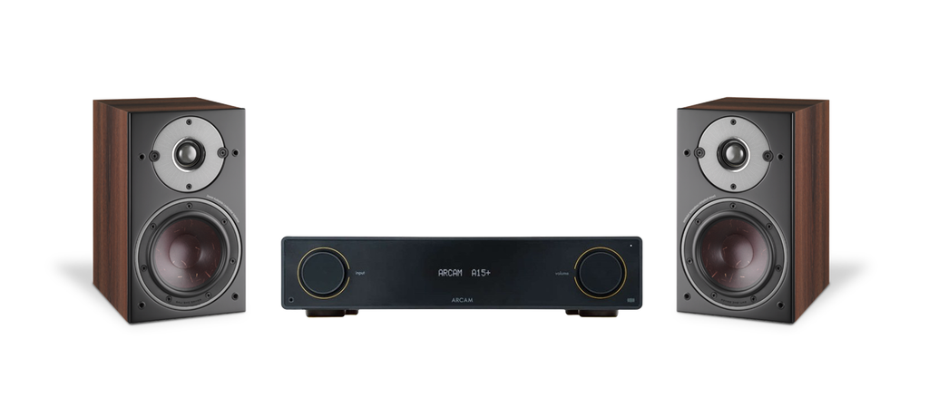 ARCAM A15+ Radia Plus Amplifier + Dali Oberon 1 Bookshelf Speakers Package and 5 metres Classic 79 Strand