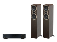 ARCAM A15+ Radia Plus Amplifier + Q Acoustics 3050C Floorstanding Speakers Package and 5 metres Classic 79 Strand