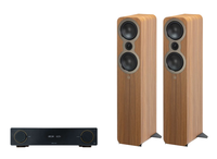 ARCAM A15+ Radia Plus Amplifier + Q Acoustics 3050C Floorstanding Speakers Package and 5 metres Classic 79 Strand