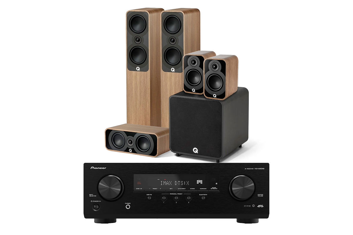 Pioneer VSX-835 + Q Acoustics 5040 5.1 Home Cinema Pack