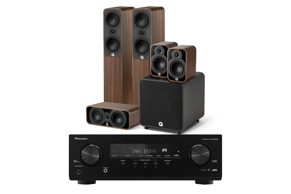 Pioneer VSX-835 + Q Acoustics 5040 5.1 Home Cinema Pack