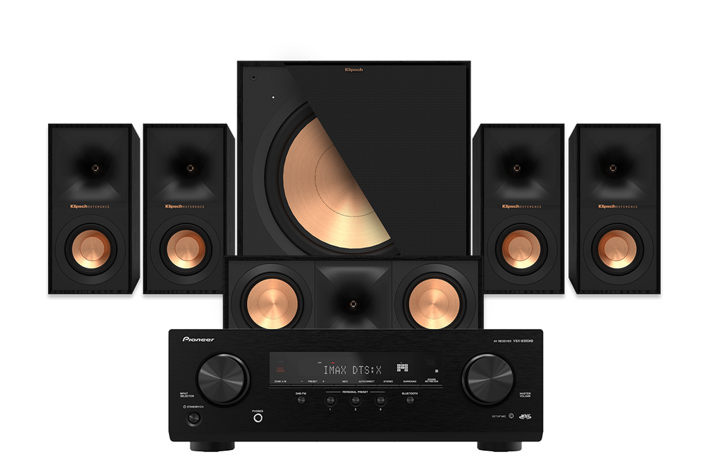 Pioneer VSX-835 + Klipsch R-40M 12" 5.1 Speaker Pack