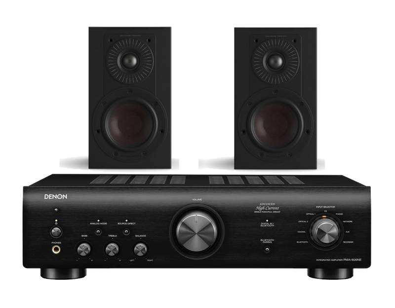Denon PMA-600NE Integrated Amplifier + Dali Opticon 1 MK2 Stand Mount Speakers