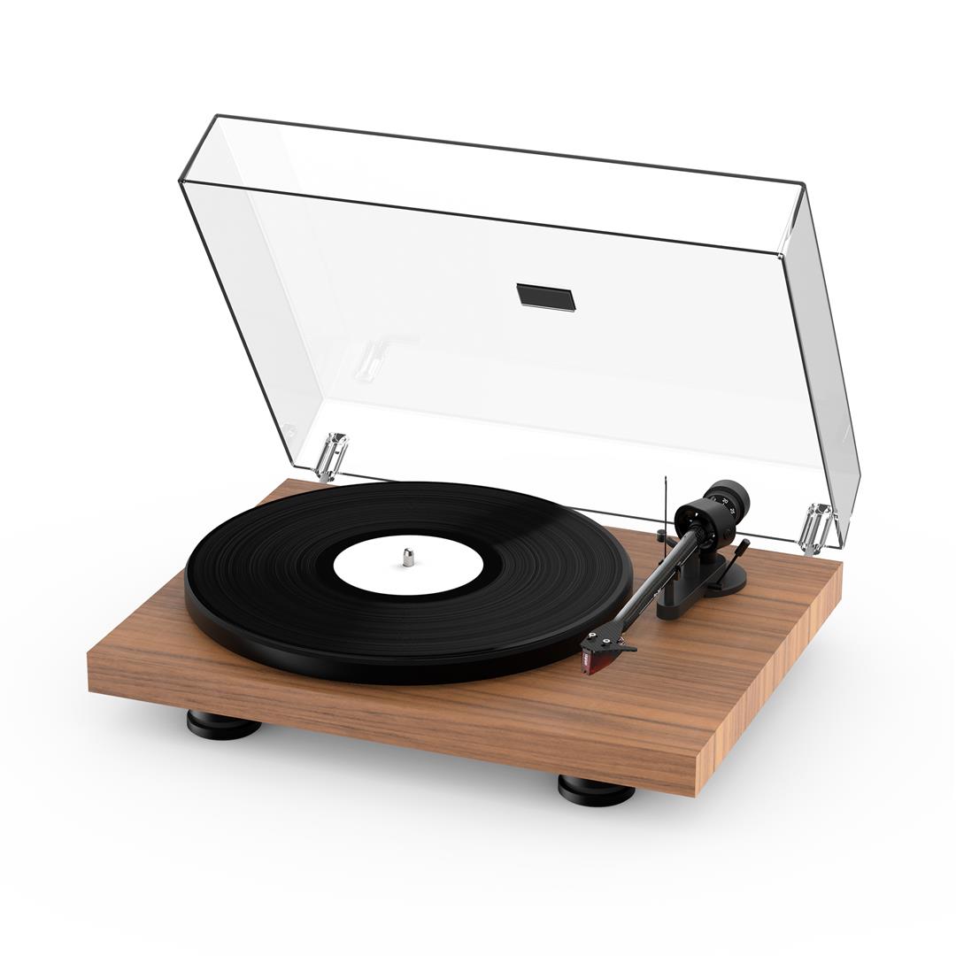 Pro-Ject Debut EVO 2 Turntable + Kanto YU6 Active Speakers in Walnut Bundle