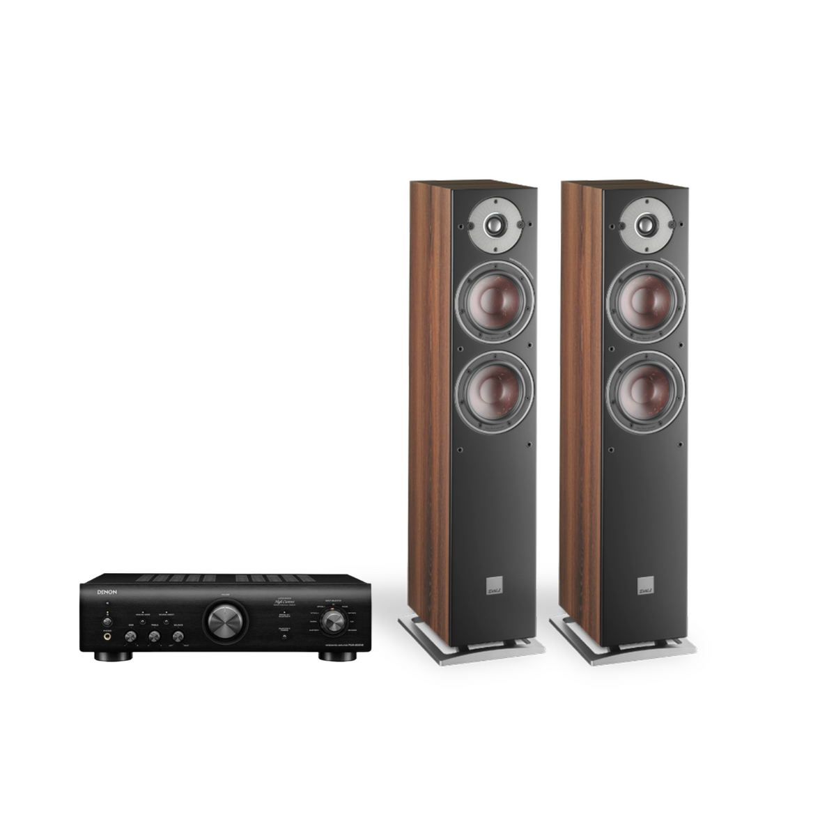 Denon PMA-600NE Integrated Amplifier + Dali Oberon 5 Floorstanding Speakers