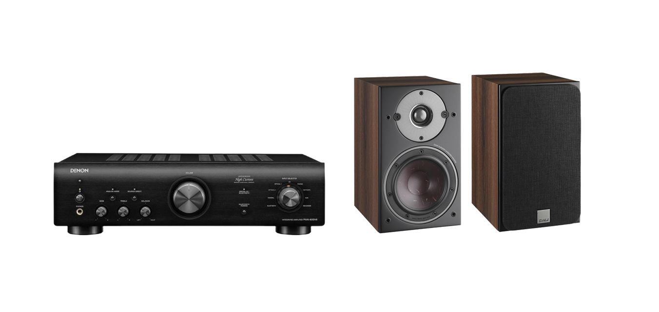 Denon PMA-600NE Integrated Amplifier + Dali Oberon 3 Bookshelf Speakers
