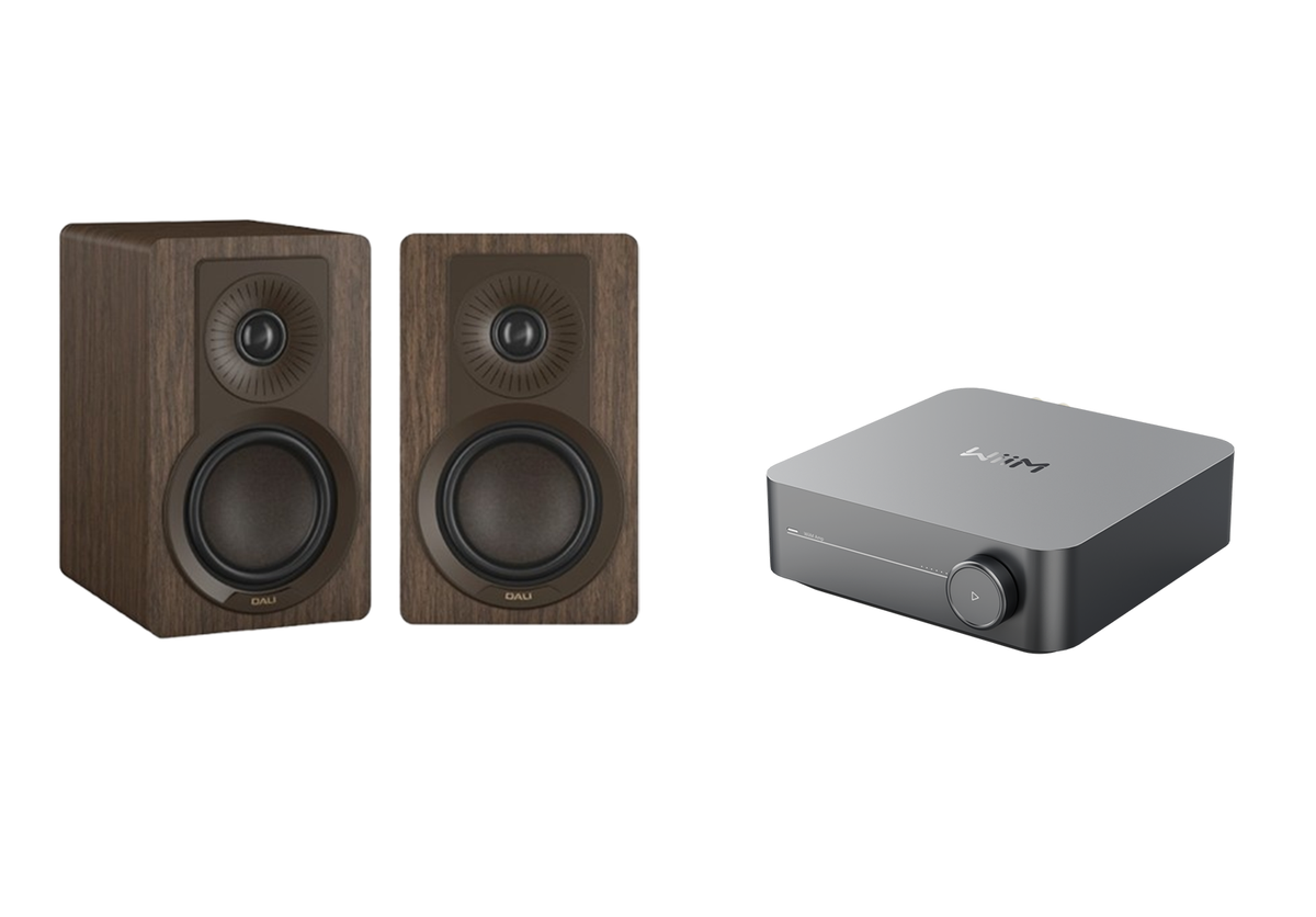 WiiM AMP Music Streaming Amplifier + Dali Kupid Speakers Package and 5 metres Classic 79 Strand