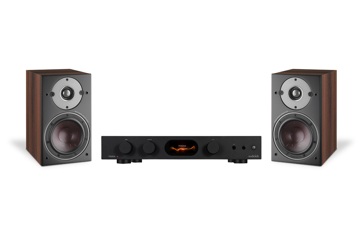 Audiolab 7000A Integrated Amplifier + Dali Oberon 1 Speakers Package and 5 metres Classic 79 Strand
