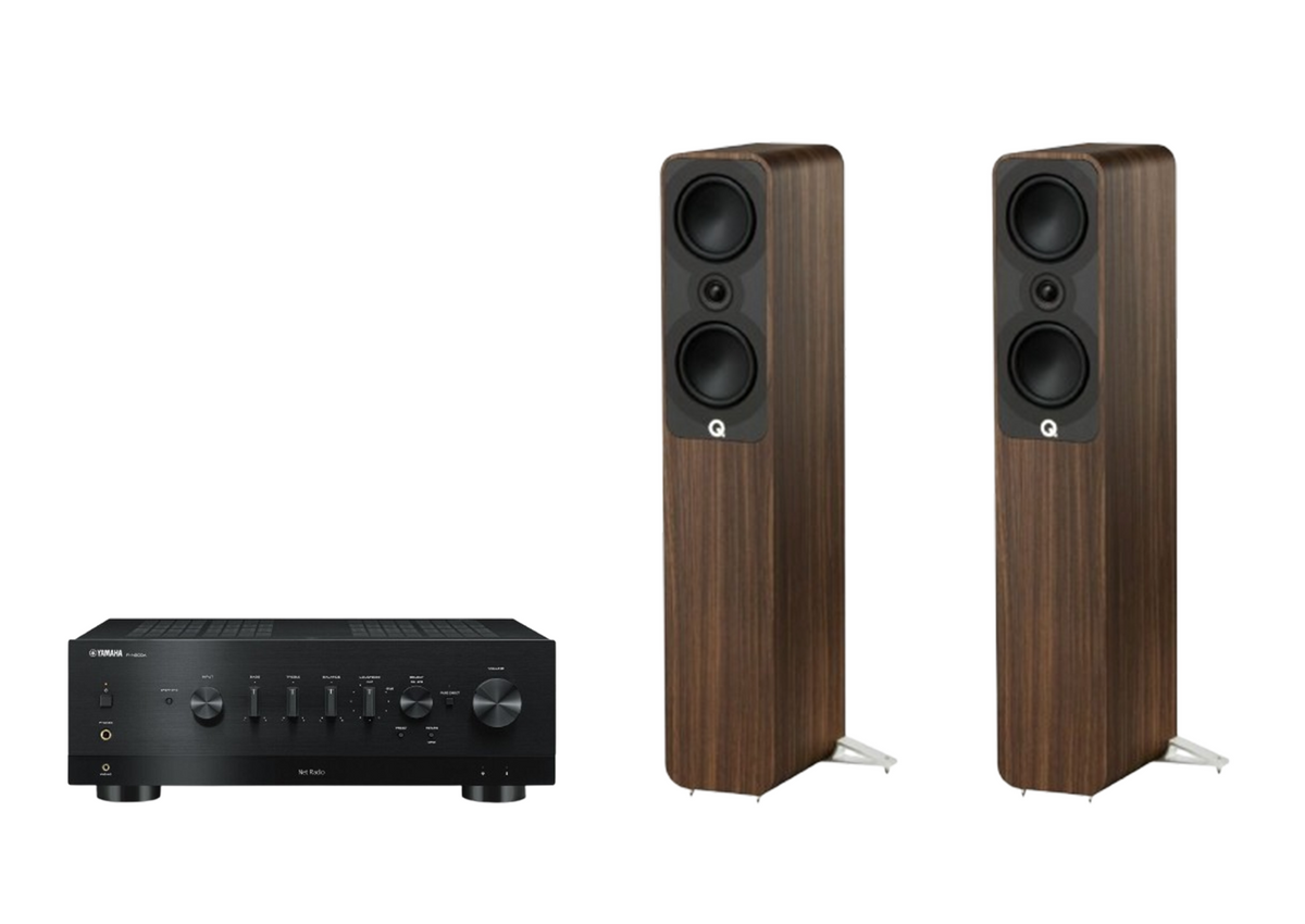 Yamaha R-N800A Network Receiver Amplifier + Q Acoustics 5040 Floorstanding Speakers
