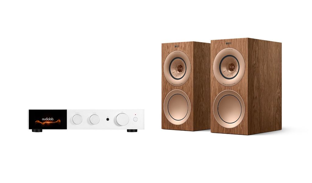 Audiolab 9000A & KEF R3 META Bookshelf Speakers