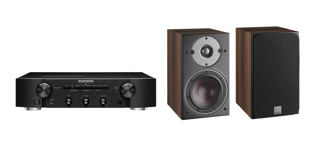 Marantz PM6007 Amplifier and Dali Oberon 3 Bookshelf Speakers