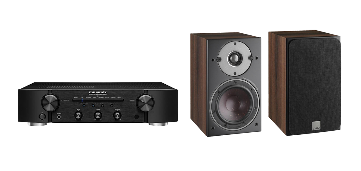 Marantz PM6007 Amplifier and Dali Oberon 3 Bookshelf Speakers