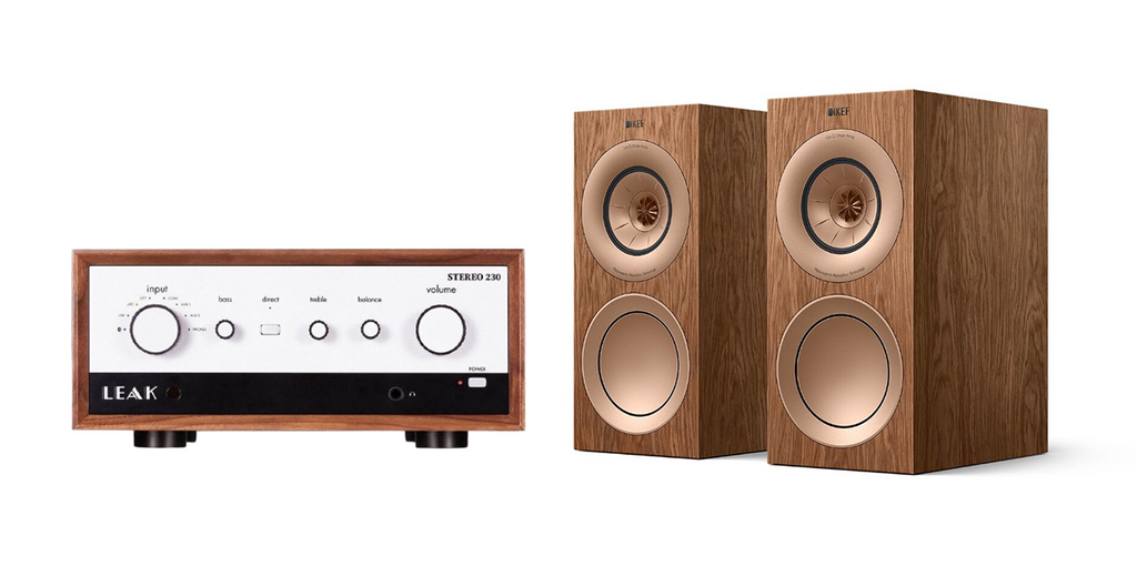 LEAK Stereo 230 Integrated Amplifier + KEF R3 Meta Speakers